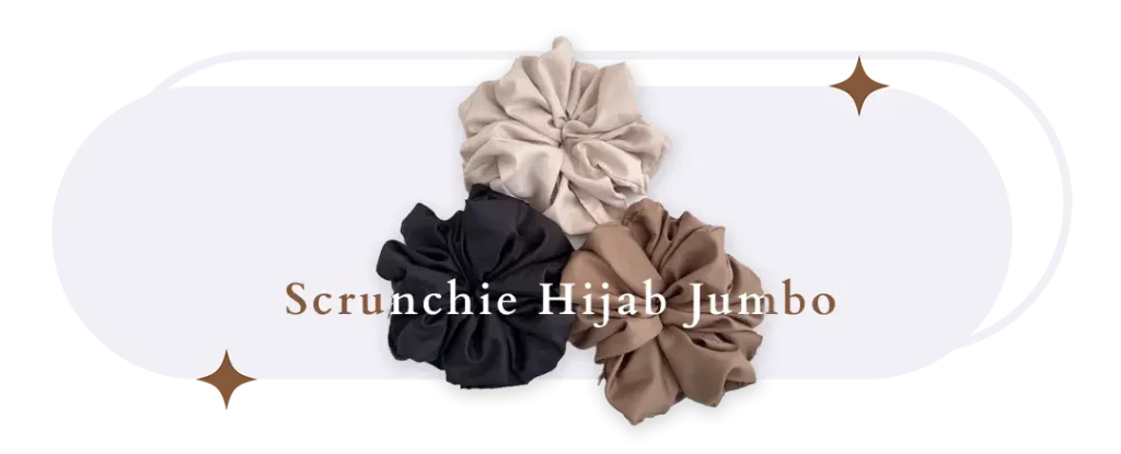 Scrunchie Hijab Jumbo - By WND Shawl