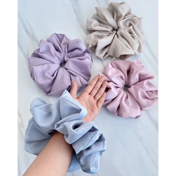 Scrunchie Hijab Jumbo | Ikat Rambut Cepol Hijab - WND SHAWL - Image 2